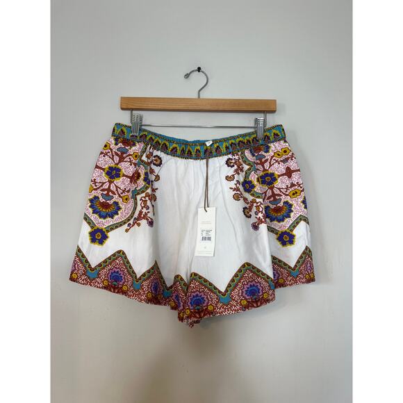 NWT Cleobella Malcolm Lined Classic Lagos Print Casual Shorts Size: Medium - Picture 2 of 8